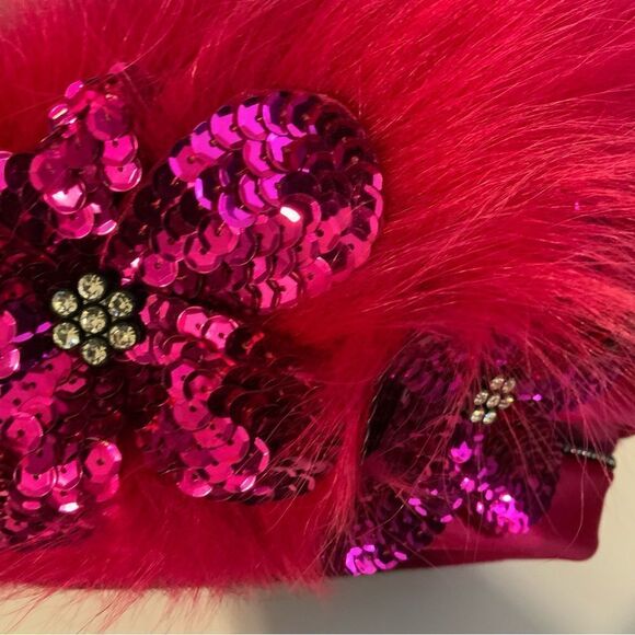 Mr Hi’s Classic  Ladies Pillbox Hat Rhinestone Church Wedding Pink 57.5 cm main image 4
